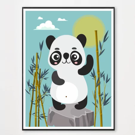 Poster Panda - décoration murale