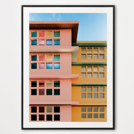 Poster architecture minimaliste - décoration murale