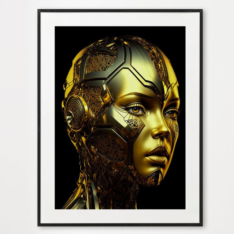 Poster Gold Cyborg - décoration murale