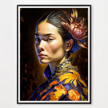 Poster portrait baroque - décoration murale