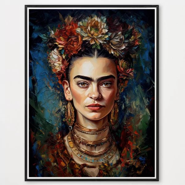 Poster Frida Flowers - décoration murale