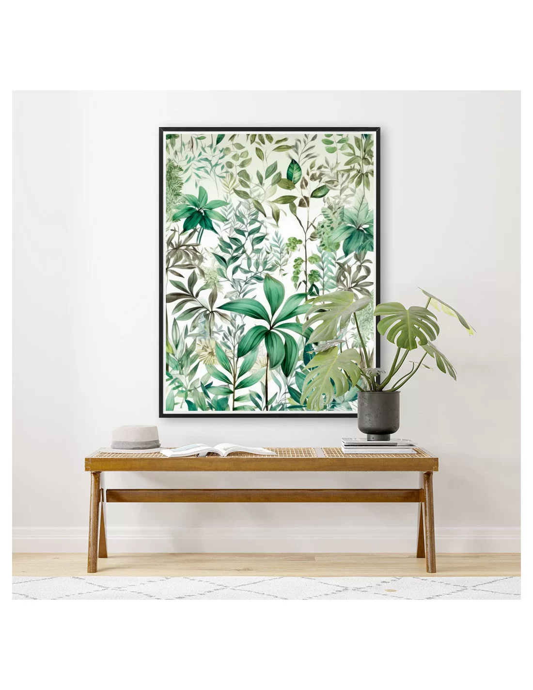 Décoration murale Tirage d'art plante verte , poster botanique