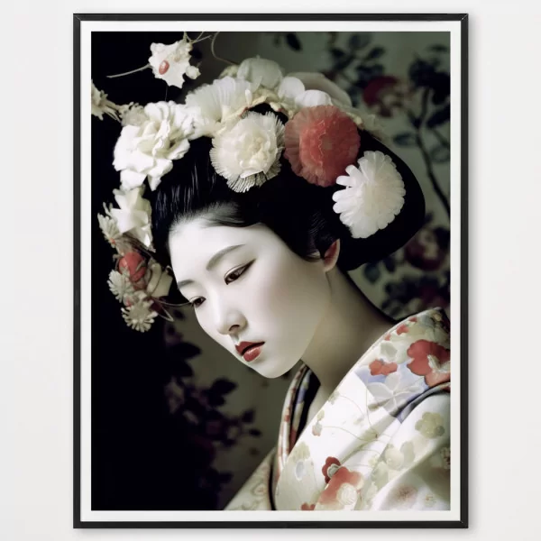 Poster en série limitée Geisha two
