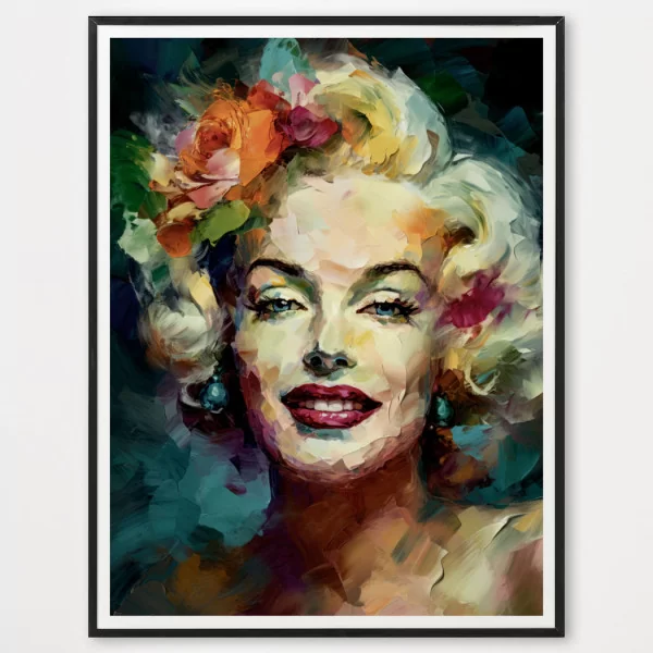 Poster miss Marilyn - décoration murale