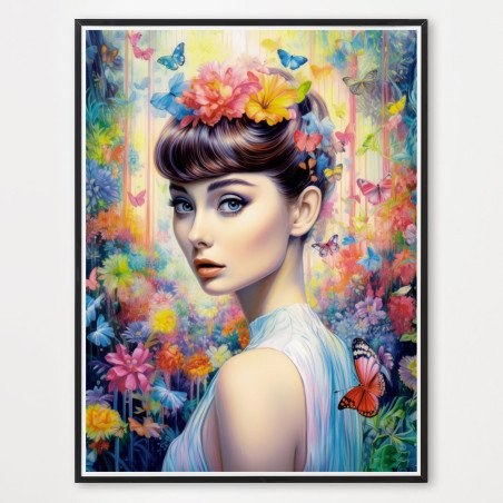 Audrey spring - décoration murale