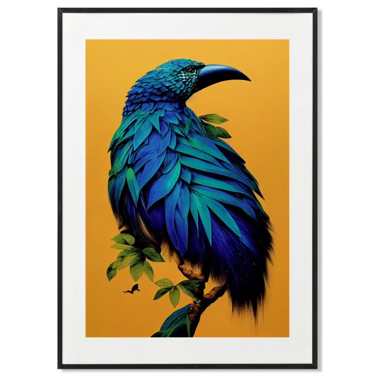 Poster oiseau bleu - décoration murale